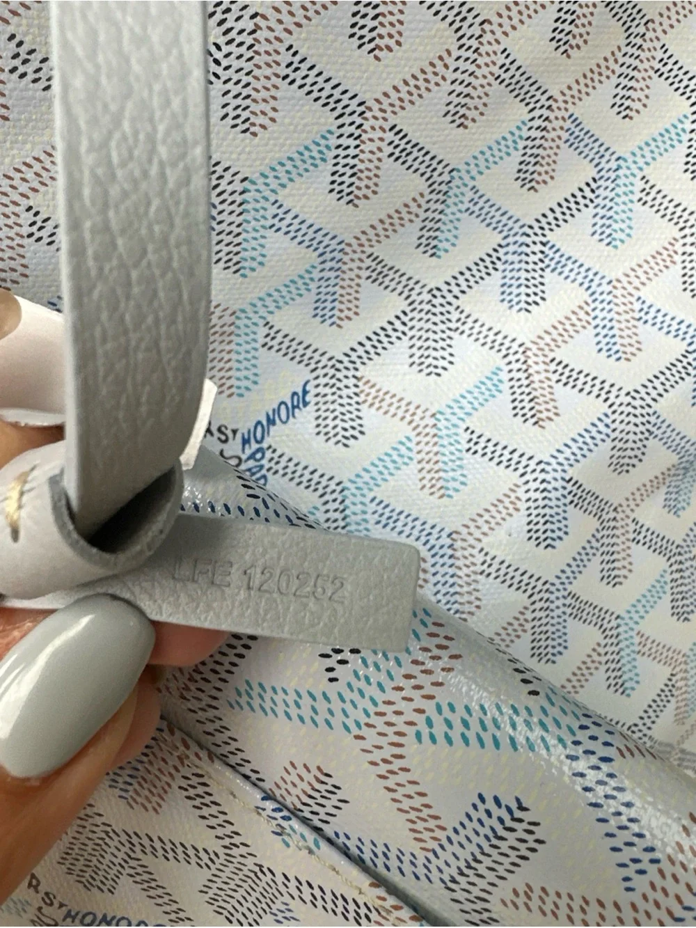 Goyard Limited Edition Polar Blue Hobo Bag with Matching Pouch